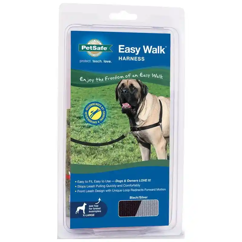 Easy Walk Harness, No Pull Dog Harness X-large Black
