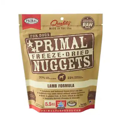 Freeze Dried Nuggets Grain Free Lamb Formula Dog Food 5.5-oz