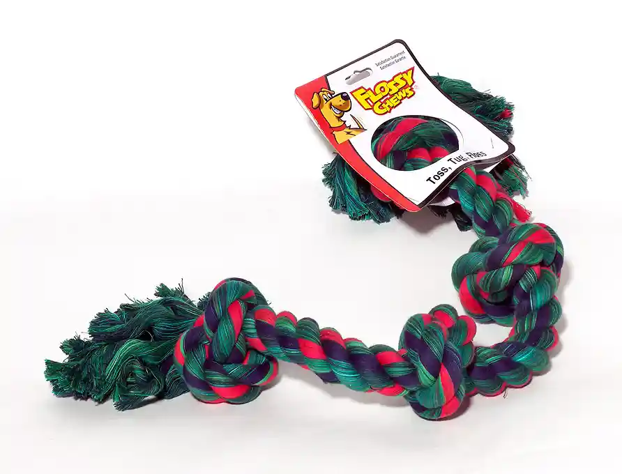 Flossy Chews Four Knot Tug X-large