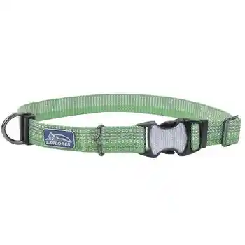 Brights Reflective Adjustable Dog Collar, Meadow, 5/8" X 10"-14"