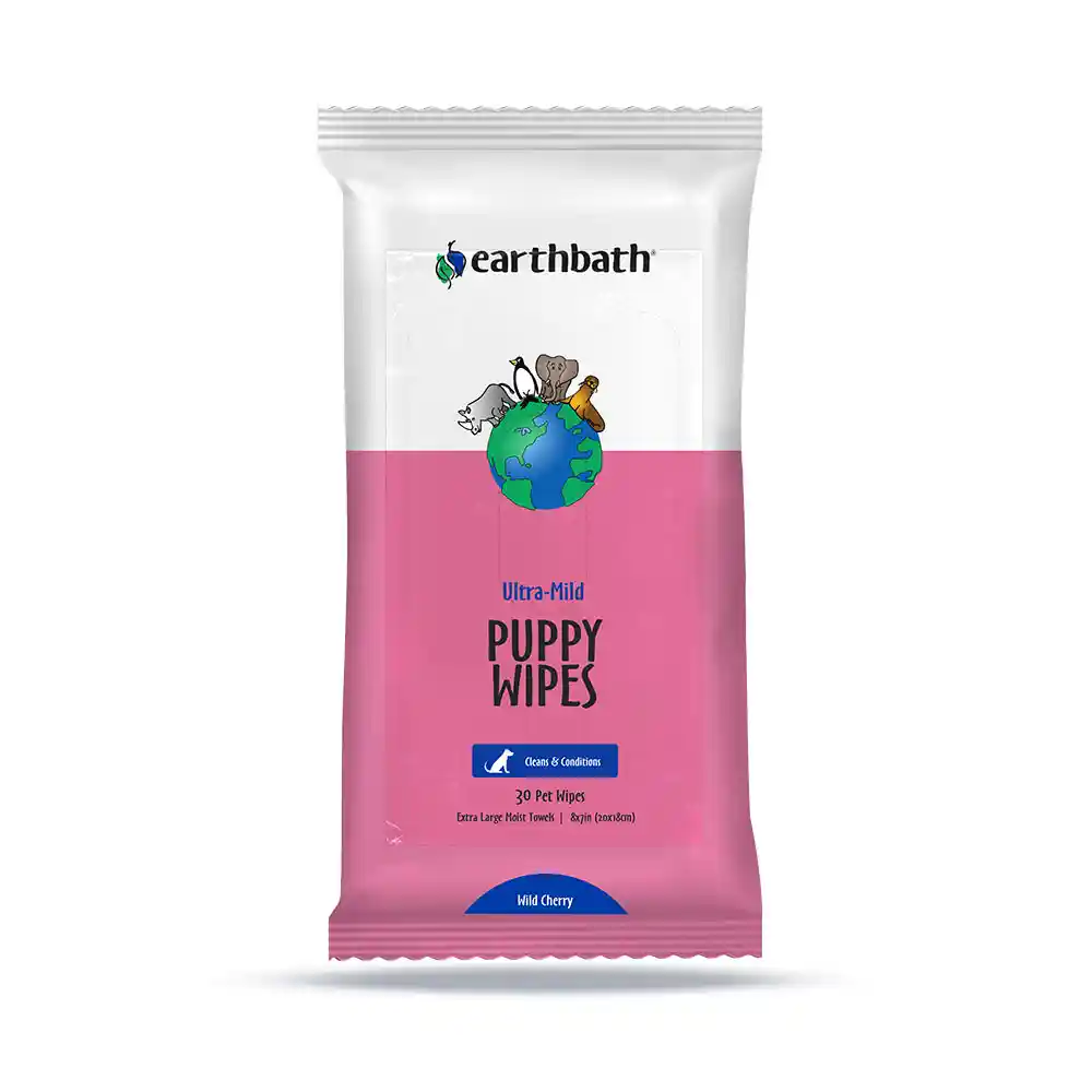 Ultra Mild Puppy Wipes Wild Cherry 30ct