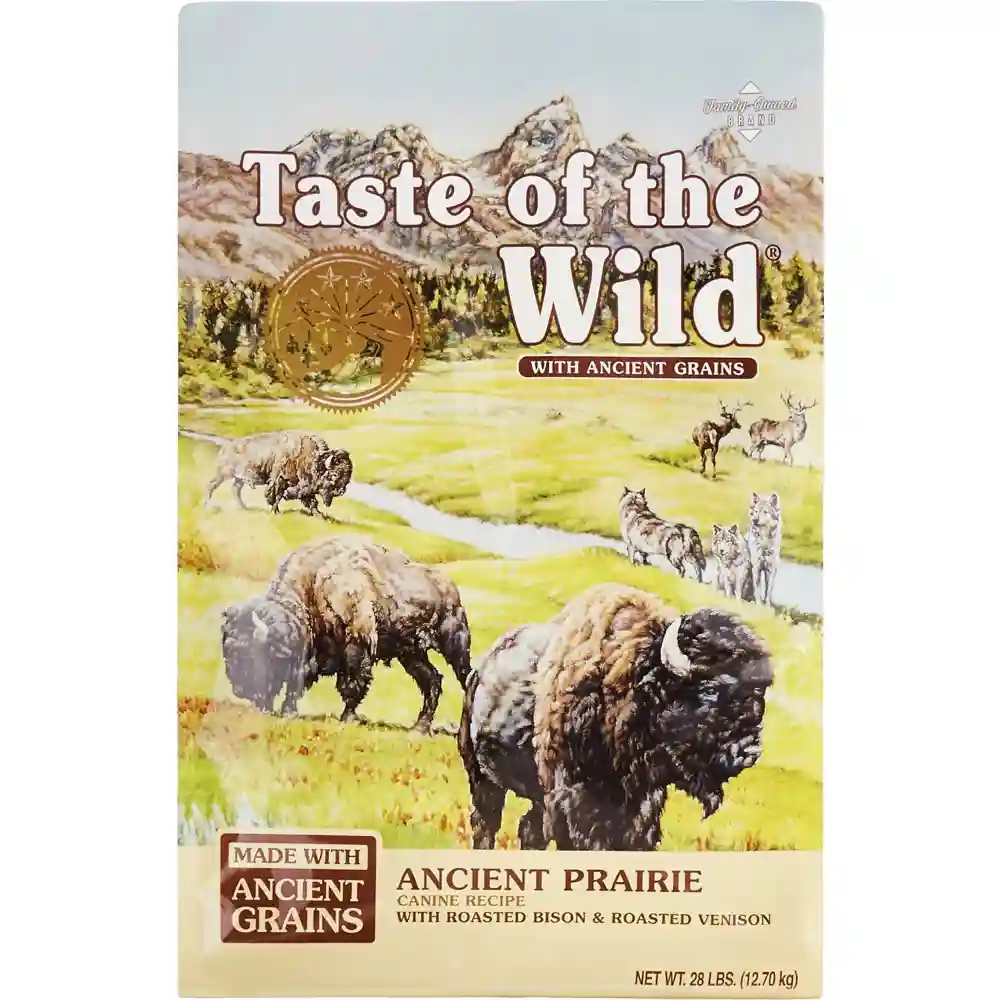 Ancient Prairie Roasted Bison, Roasted Venison & Ancient Grain Recipe Dry Dog Food 14-lb
