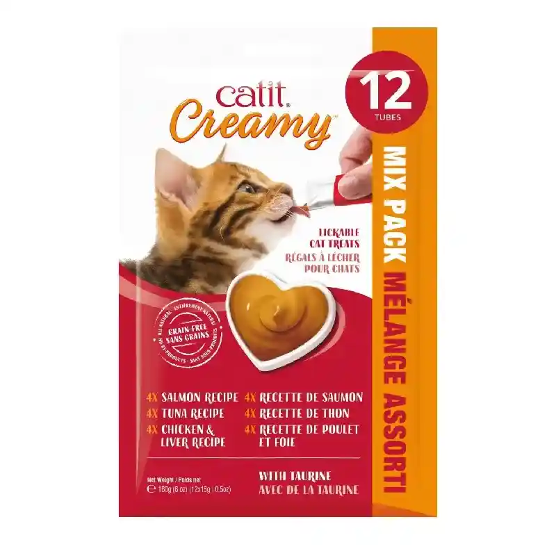 Catit Creamy Lickable Treat, Assort