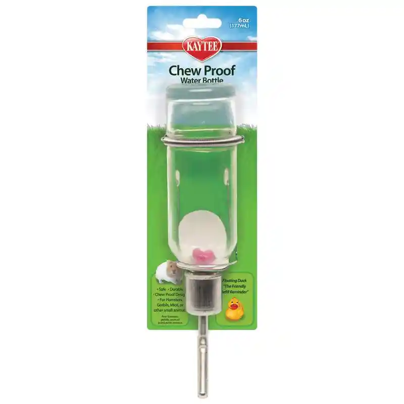 Chew Proof Glass Water Bottle 6 Oz