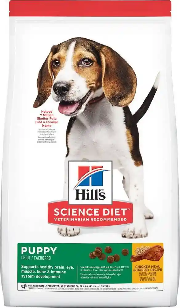 Chicken Meal & Barley Puppy Recipe Dry Dog Food 30-lb