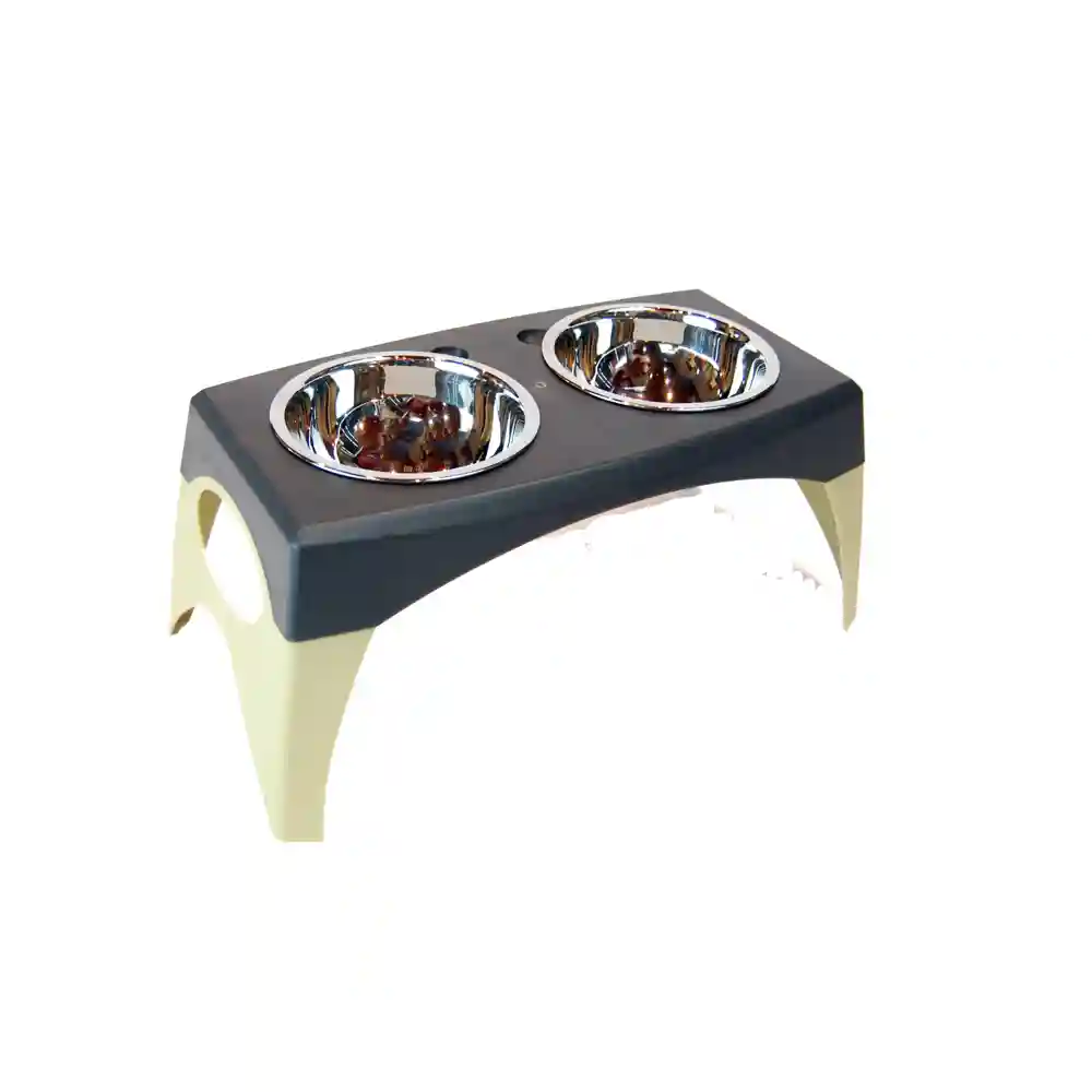 Elevated Feeder - Multi-pack, Grey And Black, Medium