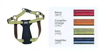 K9 Explorer Nylon Harness 5/8"-sapphire