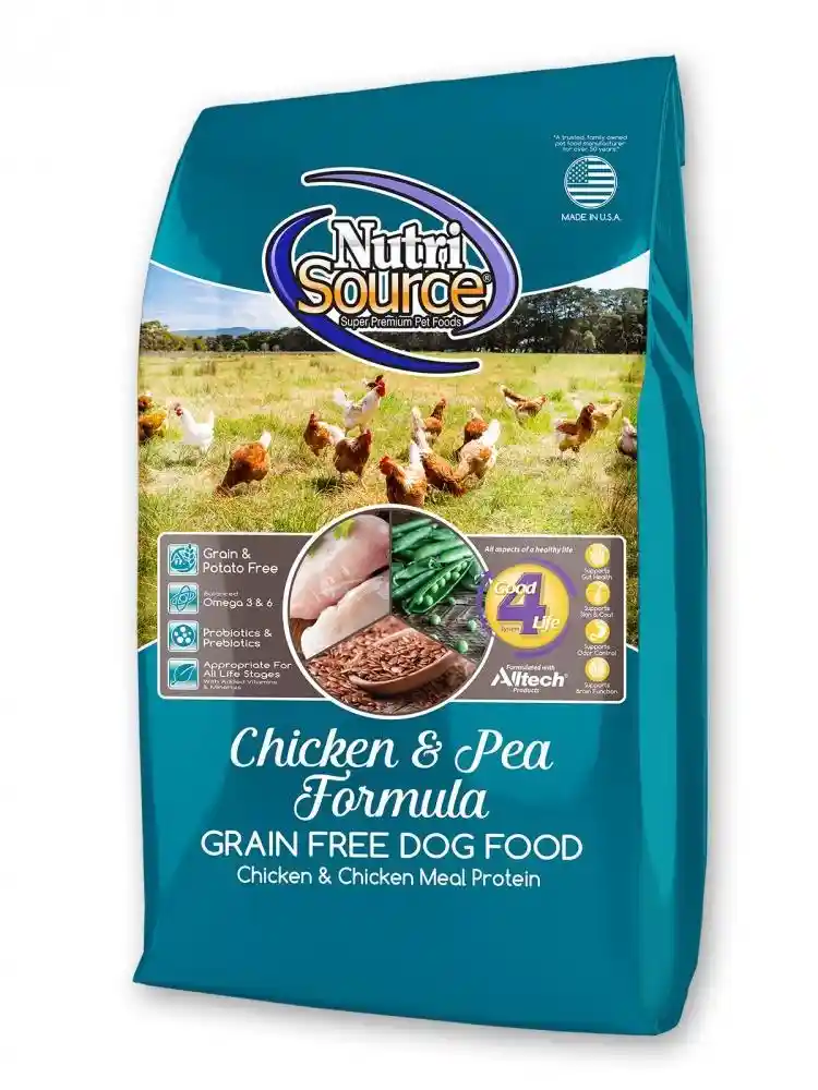 Grain Free Chicken & Pea Dry Dog Food 30-lb