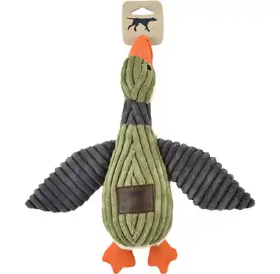 Tall Tails 12 In Duck With Squeaker Sage & Cream Ea;