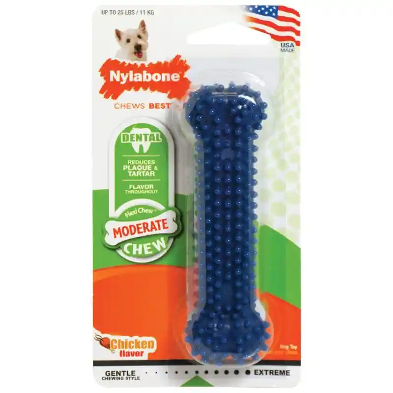 Flexichew Dental Chew Bone Dog Toy Regular
