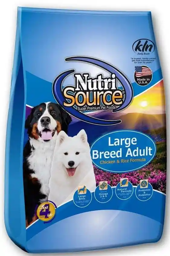 Adult Large Breed Chicken & Rice Dry Dog Food 33-lb