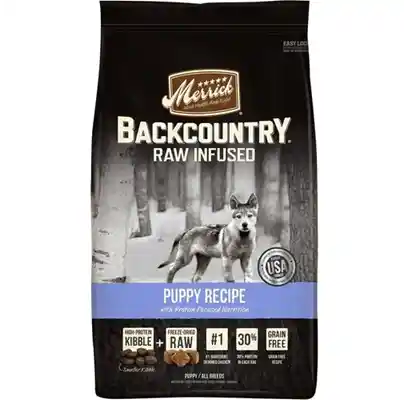 Backcountry Raw Infused Grain Free Puppy Recipe Dry Dog Food 4-lb