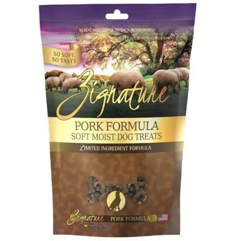Zignature Dog Soft & Moist Pork Treat 4 Oz