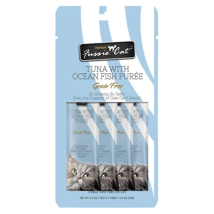 Fussie Cat Tuna & Oceanfish Puree .5-oz