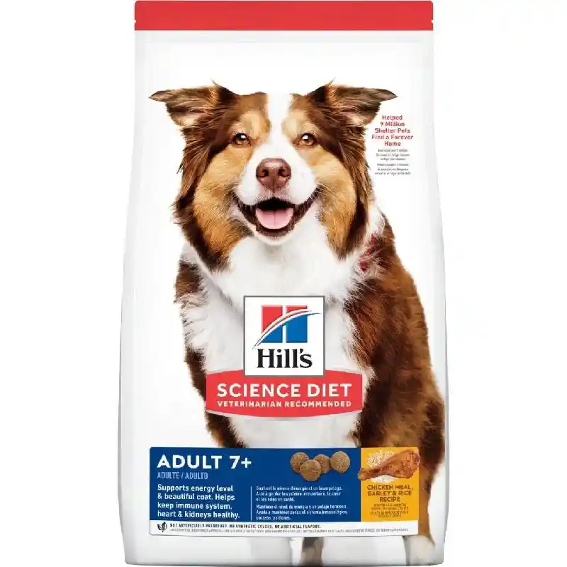 Adult 7+ Chicken Meal, Rice & Barley Recipe Premium Natural Dog Food 5-lb