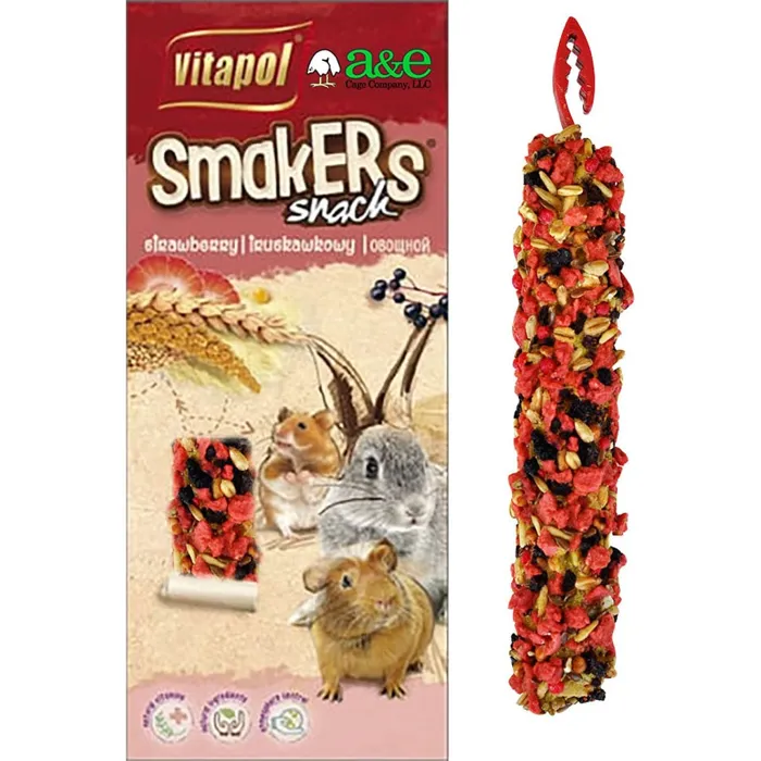 A&e Treat Stick Small Animal Twin Pack Stwbry 2-pk
