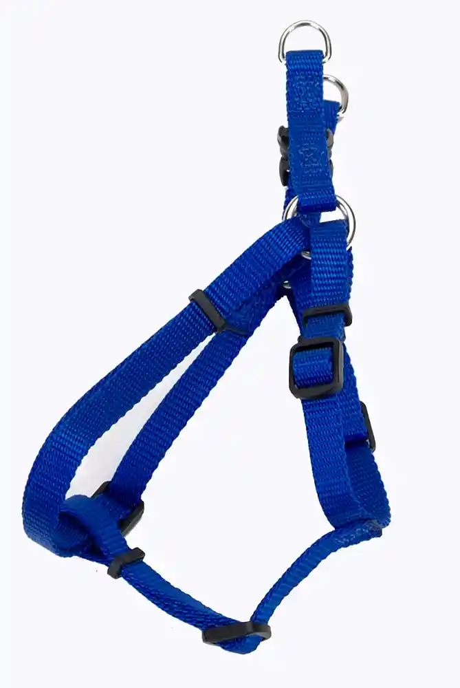 Adjustable Dog Harness, Blue, 5/8" X 16-24