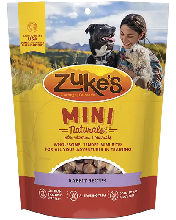 Mini Naturals Rabbit Dog Treats 1-lb
