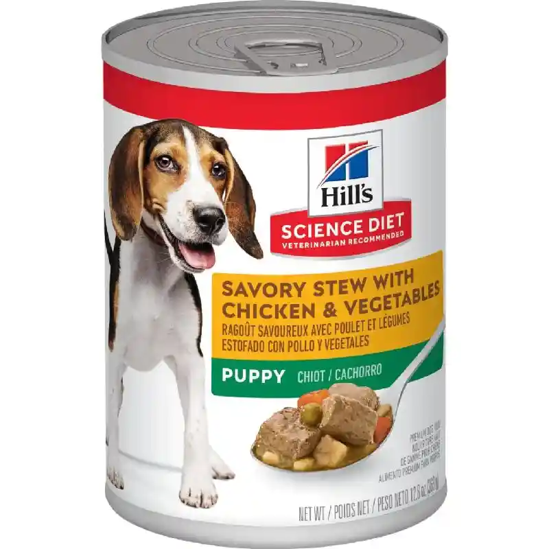 Science Diet Puppy Stew with Chicken and Vegetable Wet Food 12.8oz