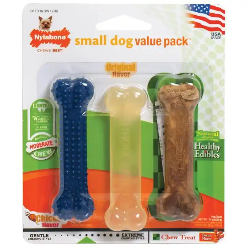 Nylabone Small Dog Value Pack