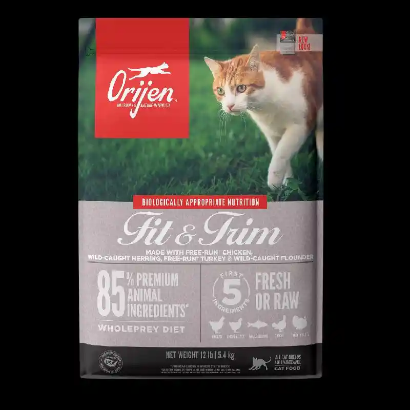 Dry Cat Food, Fit & Trim, Biologically Appropriate & Grain Free 4-lb