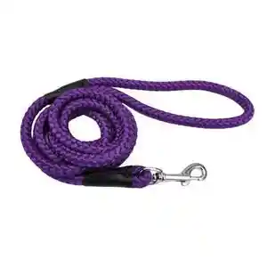 Rope Dog Leash, Purple, 1/2" X 06'
