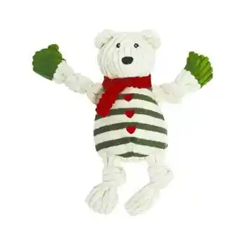 Hugglehounds 2020 Holiday Corduroy Polar Bear Small