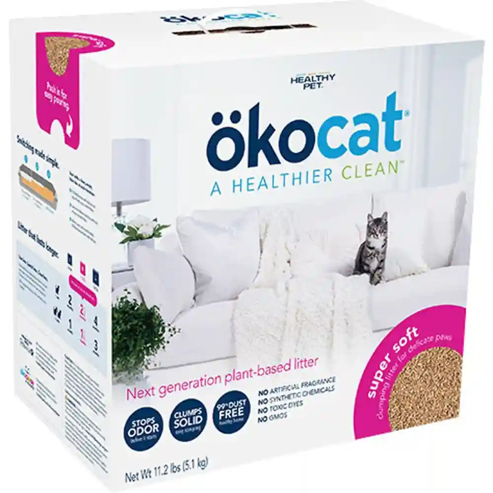 Super Soft Clumping Wood Cat Litter 11.2-lb