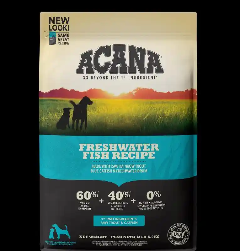 Acana Freshwater Fish Dry Dog Food 4.5 Lbs