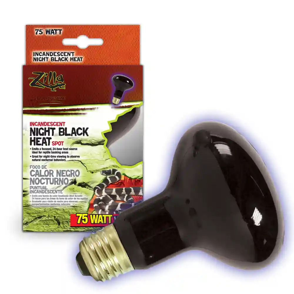 Night Black Heat Incandescent Spot Bulb 75 Watt