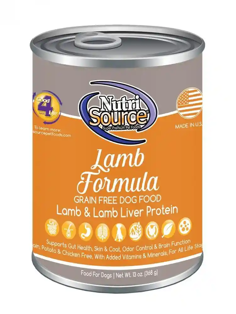 Grain Free Lamb Formula Canned Dog Food 13-oz