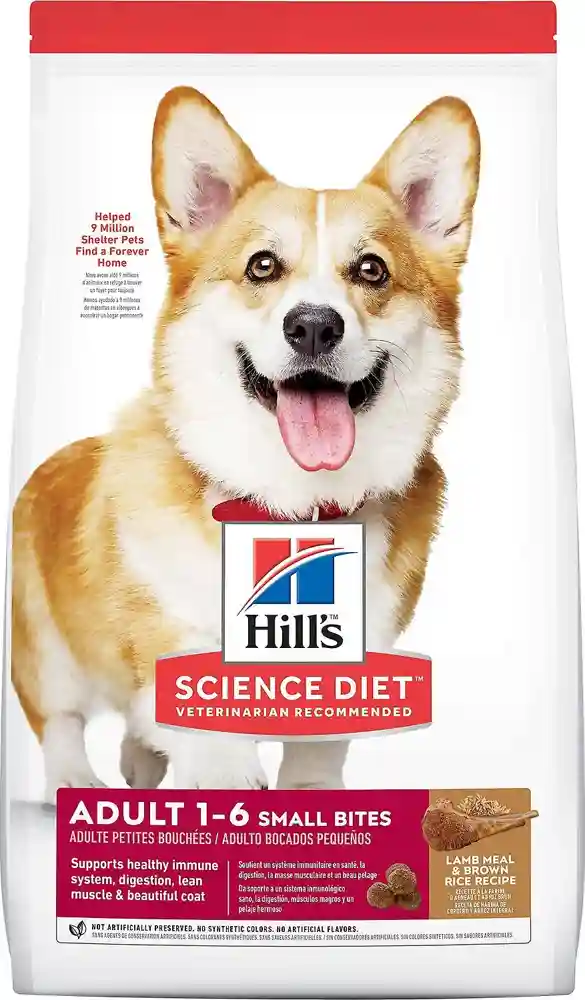 Adult Small Bites Lamb Meal & Brown Rice Recipe Dry Dog Food 4.5Lbs