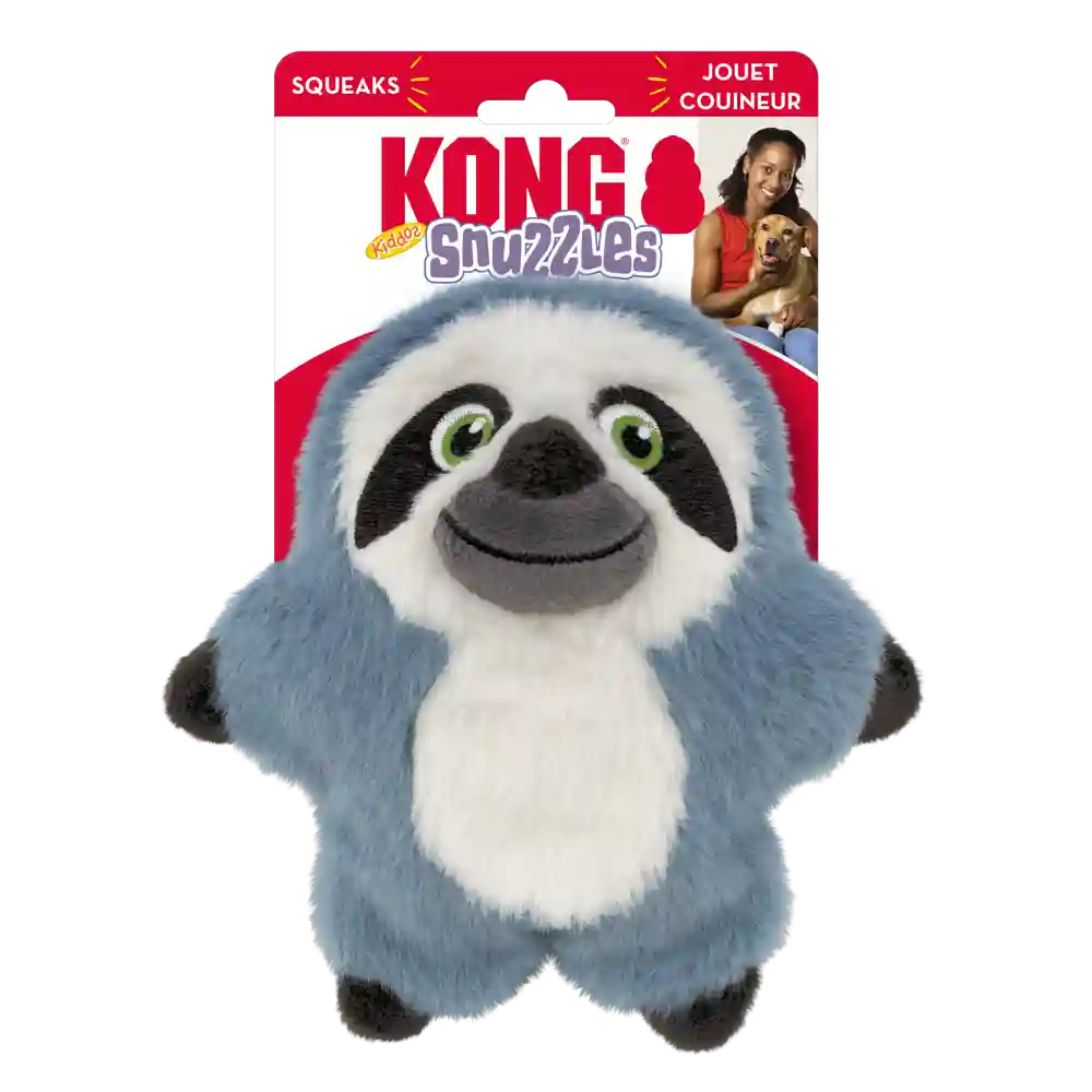 Kong Dog Snuzzles Kiddos Sloth Small