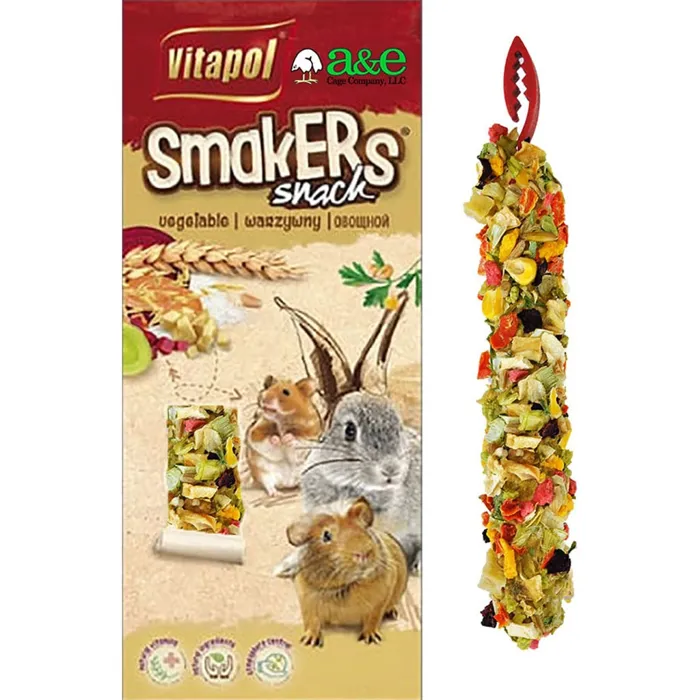 A&e Treat Stick Small Animal Veggie 2 Pack