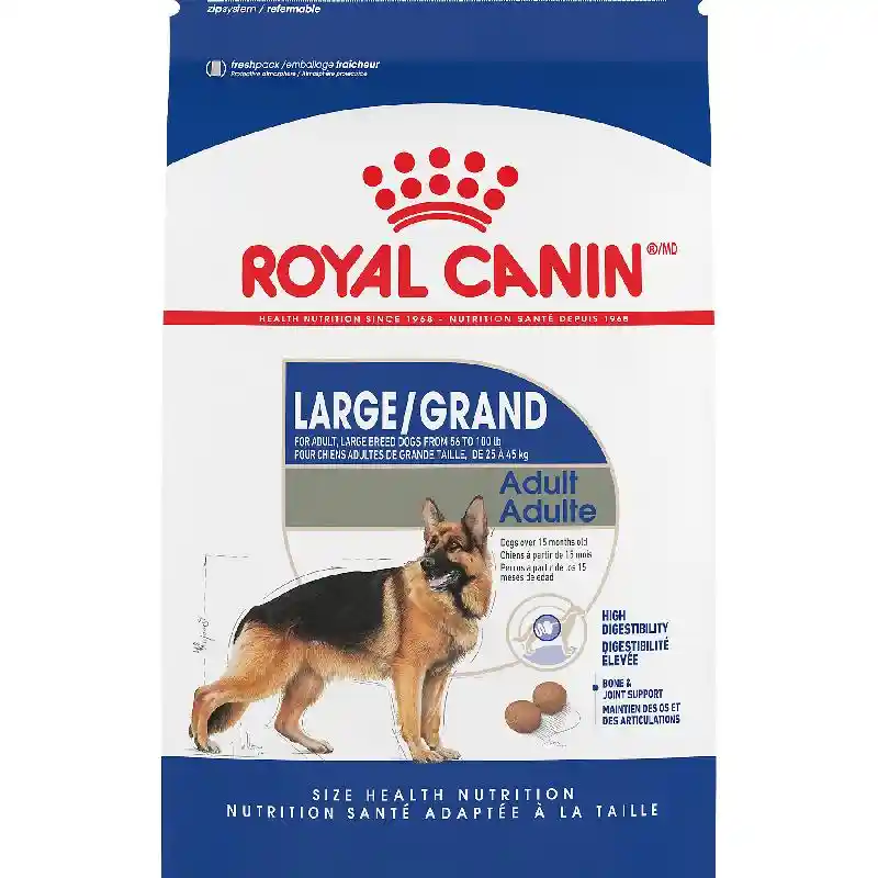 Royal Canin Large Breed Adult Dry Dog Food 35 Lbs