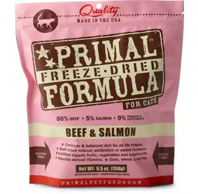 Freeze Dried Nuggets Grain Free Beef & Salmon Formula Cat Food 5.5-oz