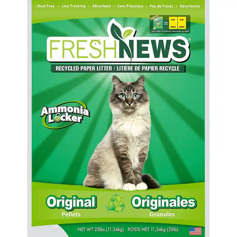 Fresh News Cat Litter 11.36 Kg/25 Lbs