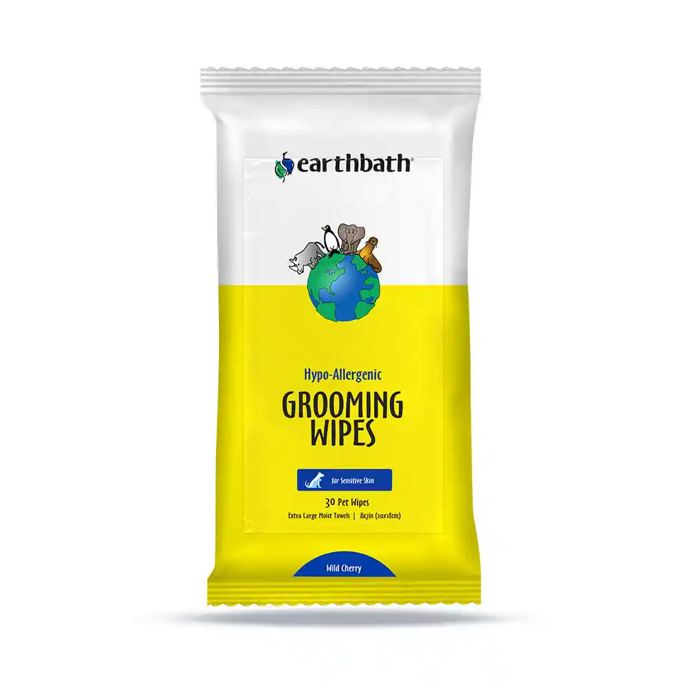 Hypo Allergenic Grooming Wipes Fragrance Free - 30ct Pk