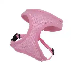 Adjustable Dog Harness, Pink Bright, 5/8" X 16"-19"