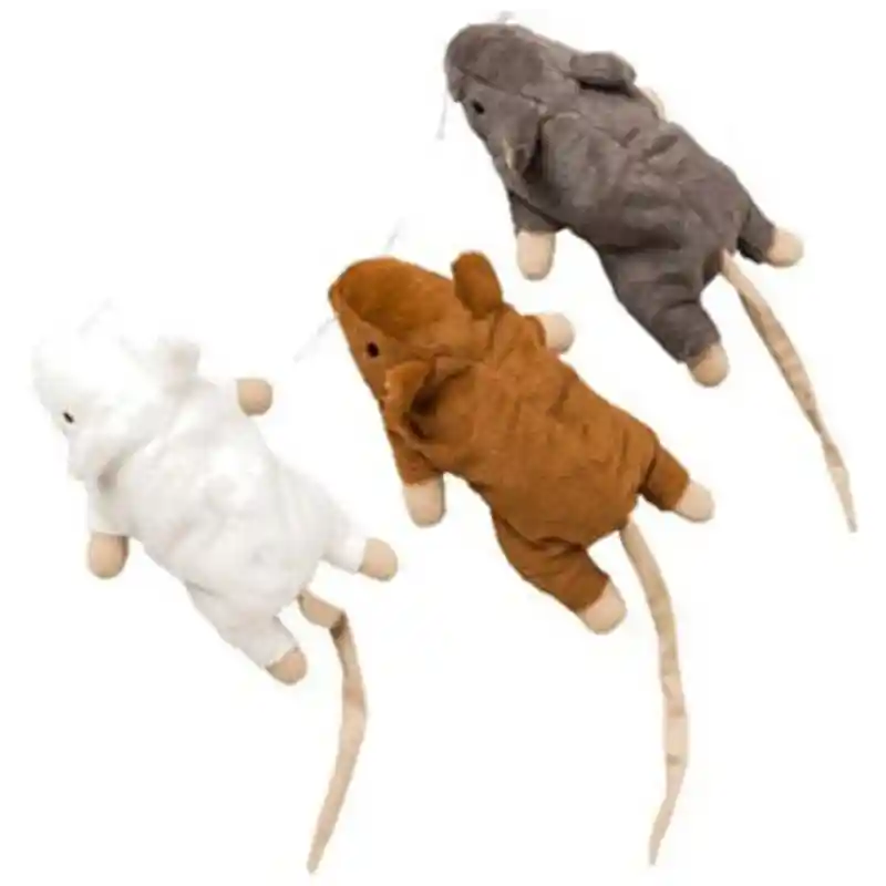 Giant Mouse W/catnip Cat Toy Assorted 11in
