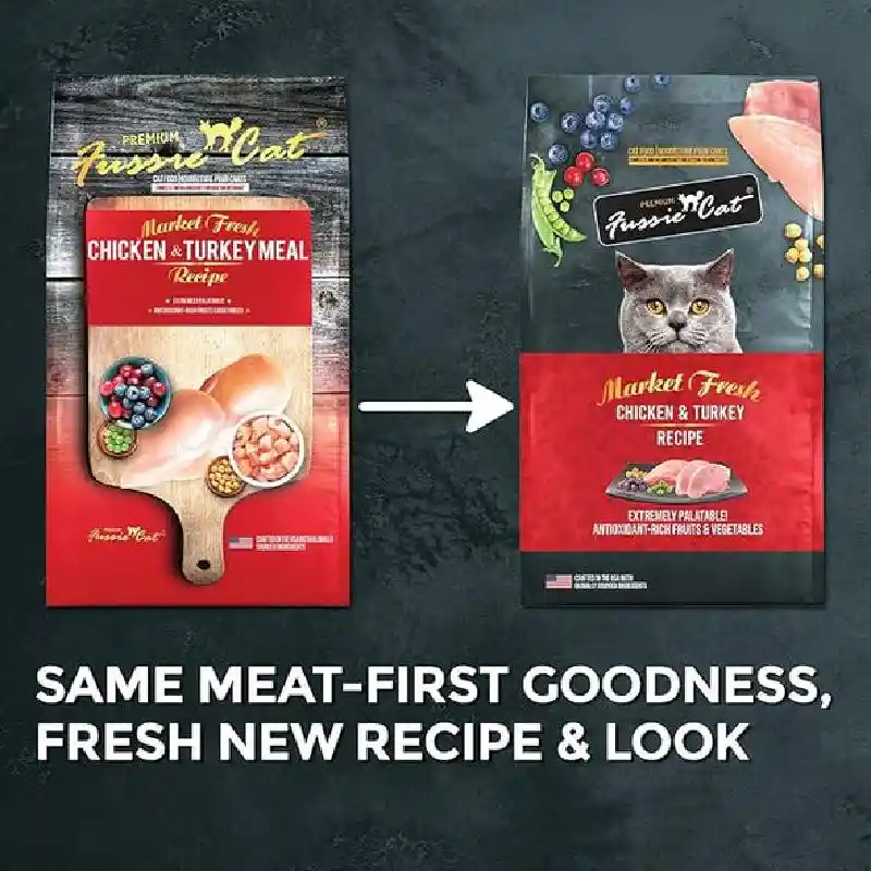 Fussie Cat Market Fresh Chicken & Turkey 3.5#