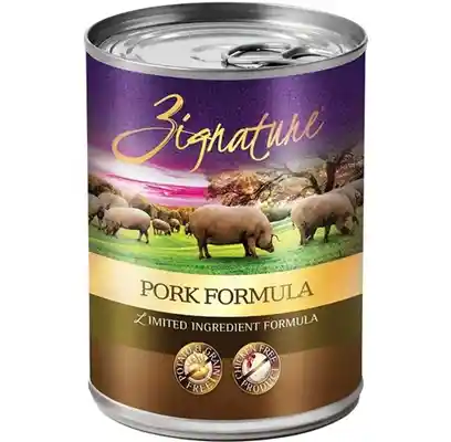 Zignature Pork Formula Wet Dog Food 13oz