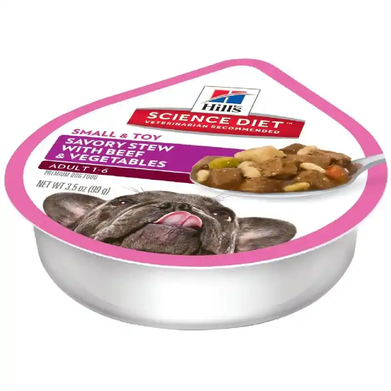 Science Diet Small Paws Stew with Beef and Vegetable Wet Food 3.5oz
