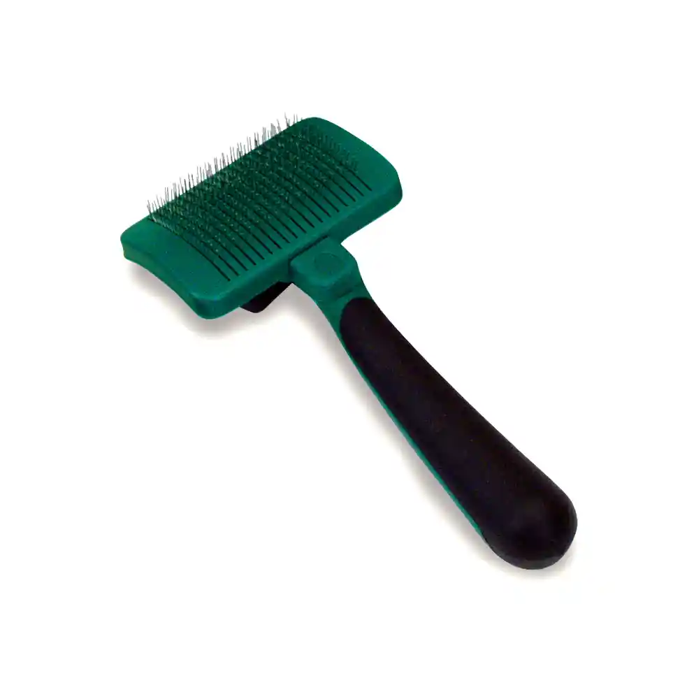 Dog Self-cleaning Slicker Brush, No Color, Small
