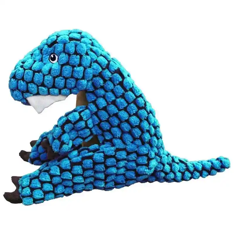 Dog Dynos T-rex Blue Lrg;