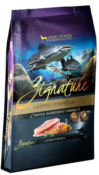Zignature Catfish Formula Dry Dog Food 13.5Lbs