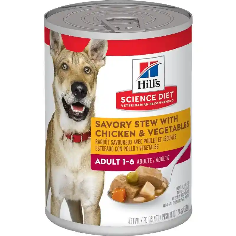 Science Diet Adult Stew with Chicken and Vegetable Wet Dog Food 12.8oz