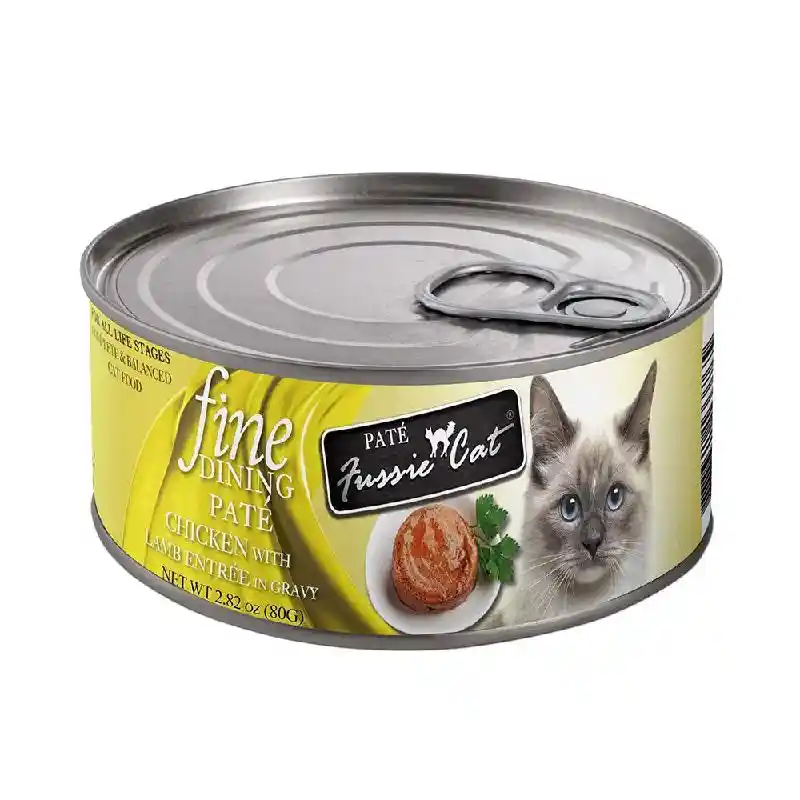 Fussie Cat Fine Chicken and Lamb Pate 2.82oz