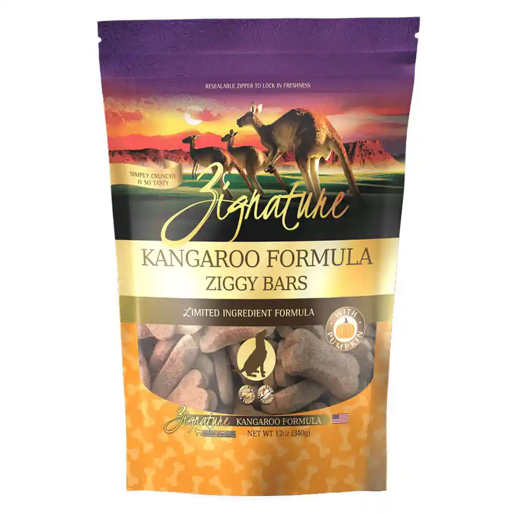 Zignature Kanagroo Biscuit Treat 12oz