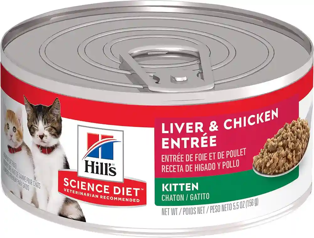 Science Diet Kitten Liver & Chicken Canned Cat Food 5.5oz